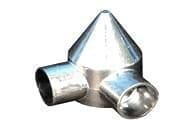 2 1/2″ Aluminum Bullet Cap-Two way-ALU