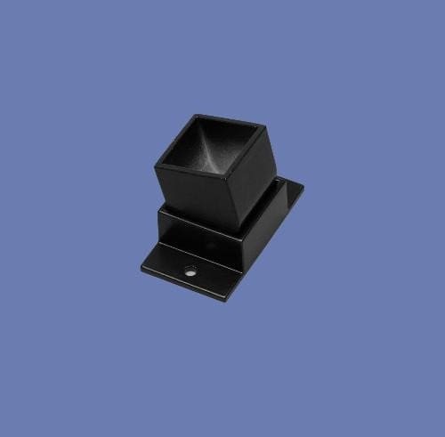 horizontal adjustable wall mount aluminum bracket - BLK