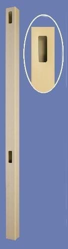 5" x 5" x 108" end post for 6h T&G - TAN