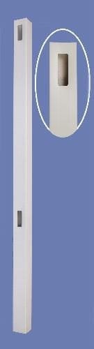 5" x 5" x 108" end post for 6h T&G - WHT
