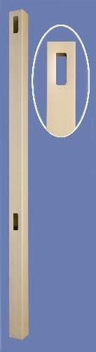 5" x 5" x 108" line post for 6h T&G - TAN