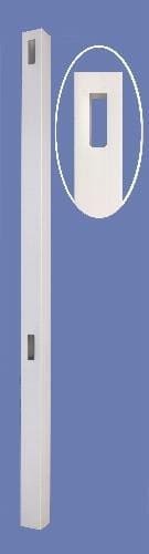 5" x 5" x 108" line post for 6h T&G - WHT